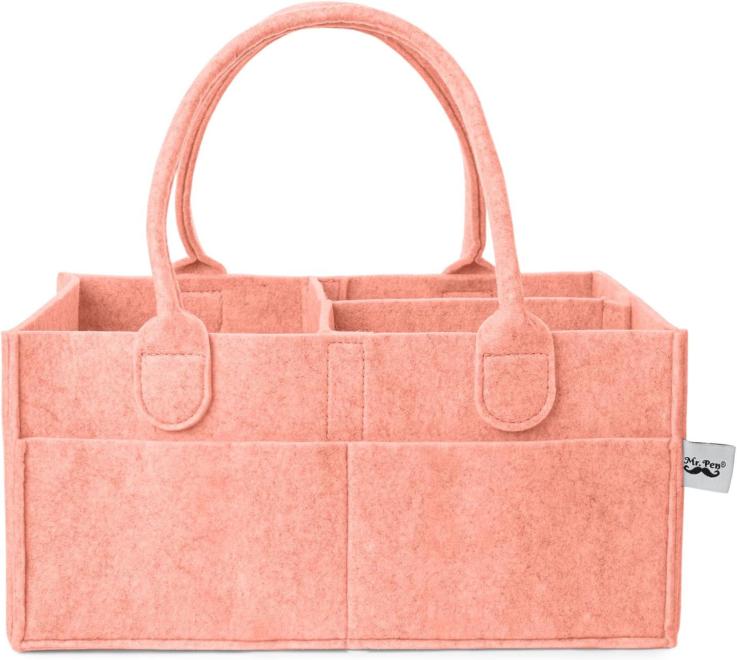 Mr. Pen Coral Diaper Caddy: Your Portable Nursery Organizer