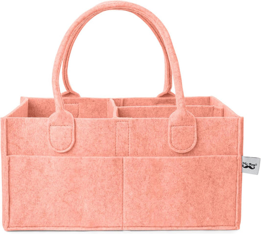 Mr. Pen Coral Diaper Caddy: Your Portable Nursery Organizer