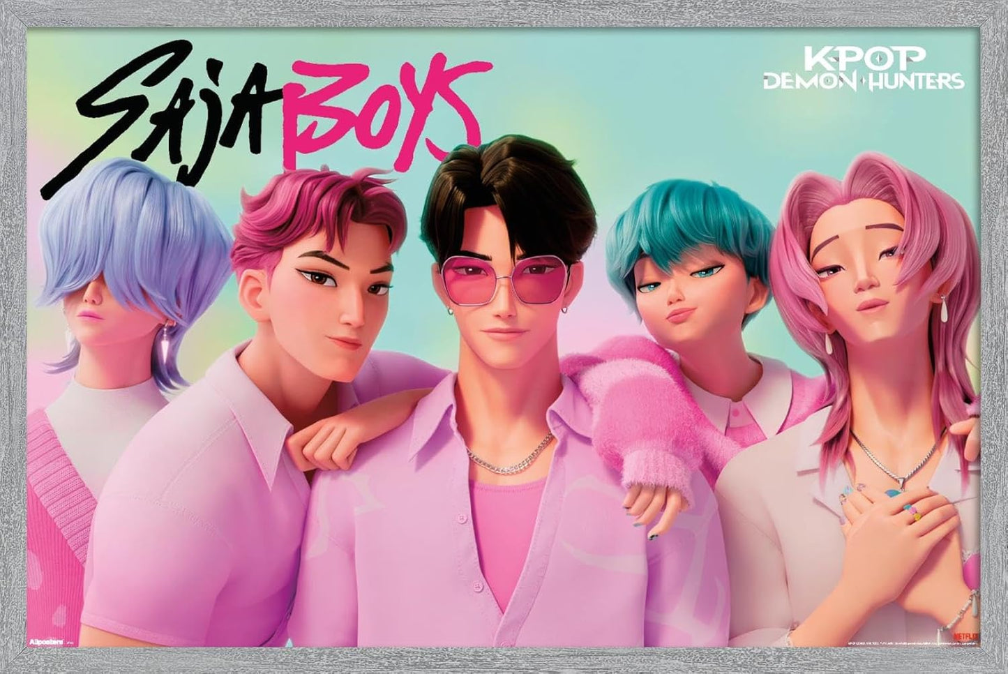 Netflix KPop Demon Hunters Saja Boys Wall Poster for Any Room