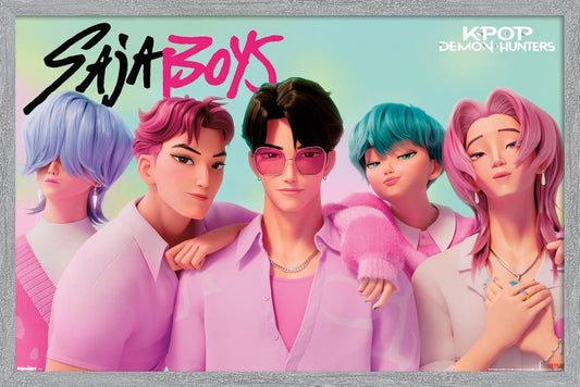 Netflix KPop Demon Hunters Saja Boys Wall Poster for Any Room
