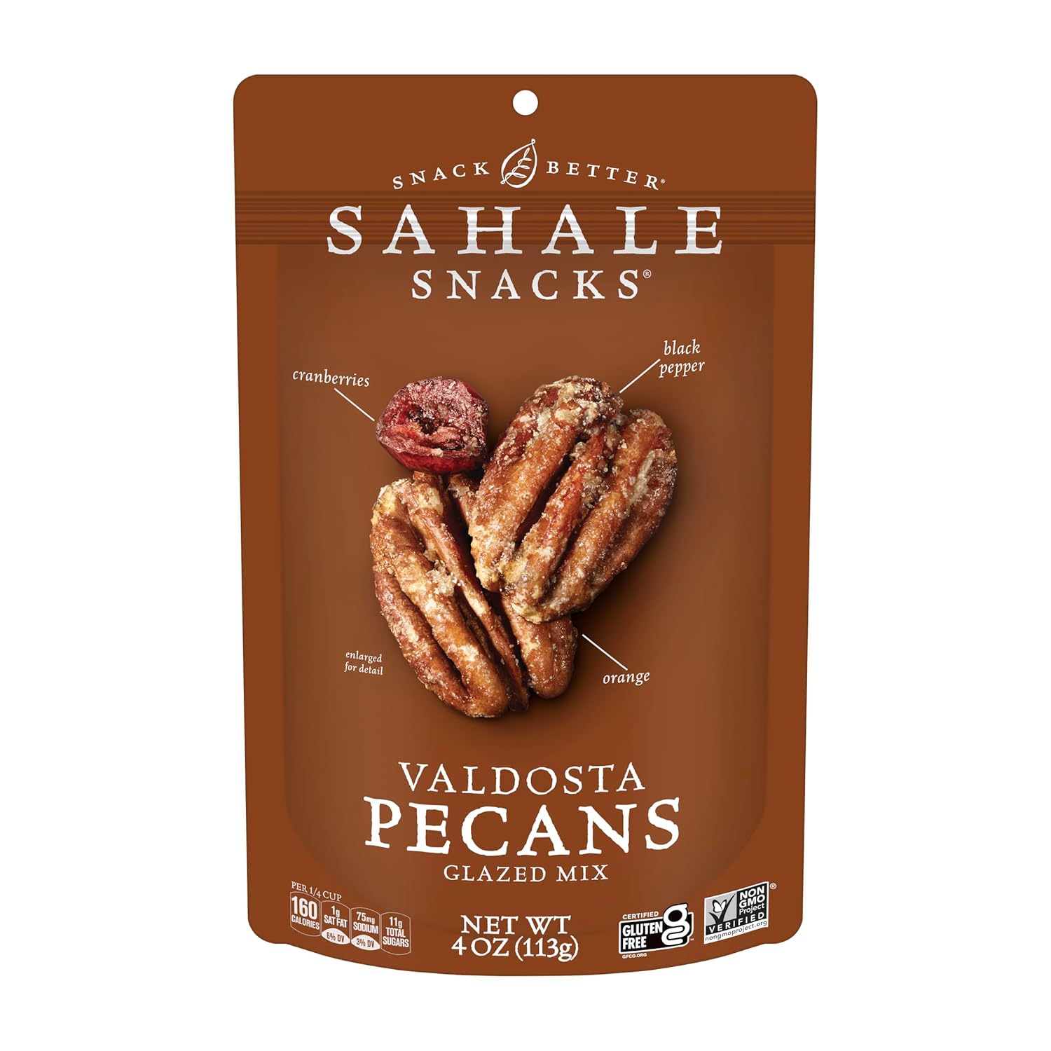 Sahale Snacks Valdosta Pecans Glazed Mix for Better Snacking