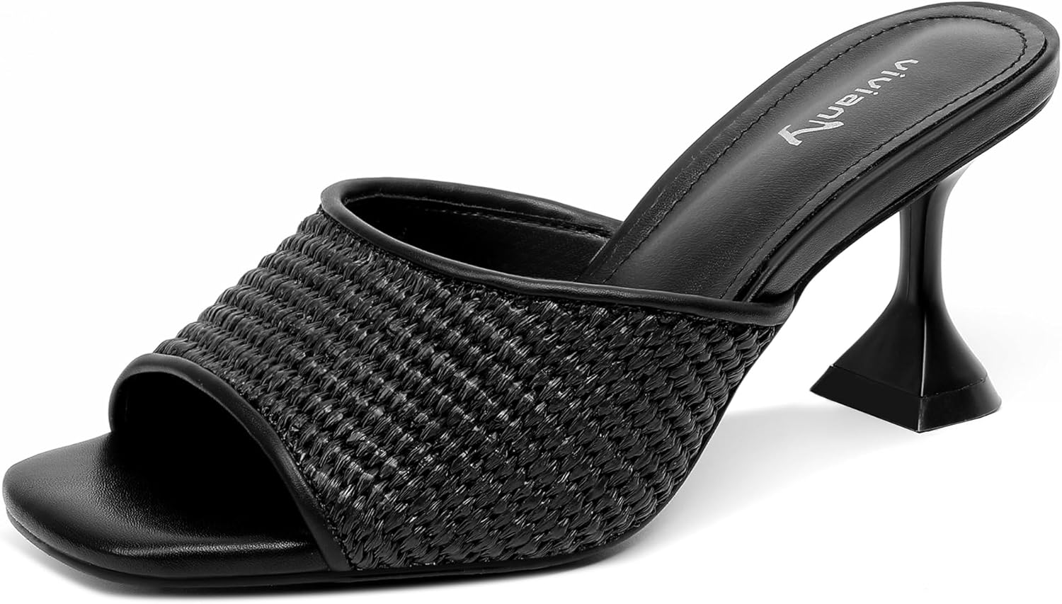 Vivianly Womens Clear Heels Sandals for Elegant Occasions