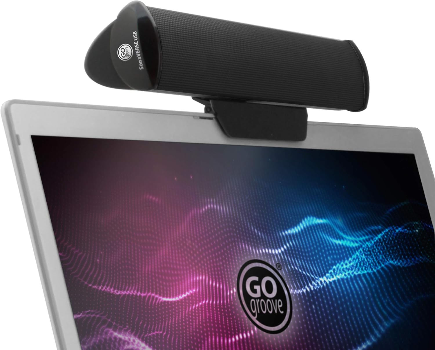 GOgroove SonaVERSE USB Speakers - Powerful Laptop Soundbar