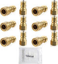 Vinsot 6 Set 1/4ft Quick Disconnect Coupler Valve for Carpet Cleaning