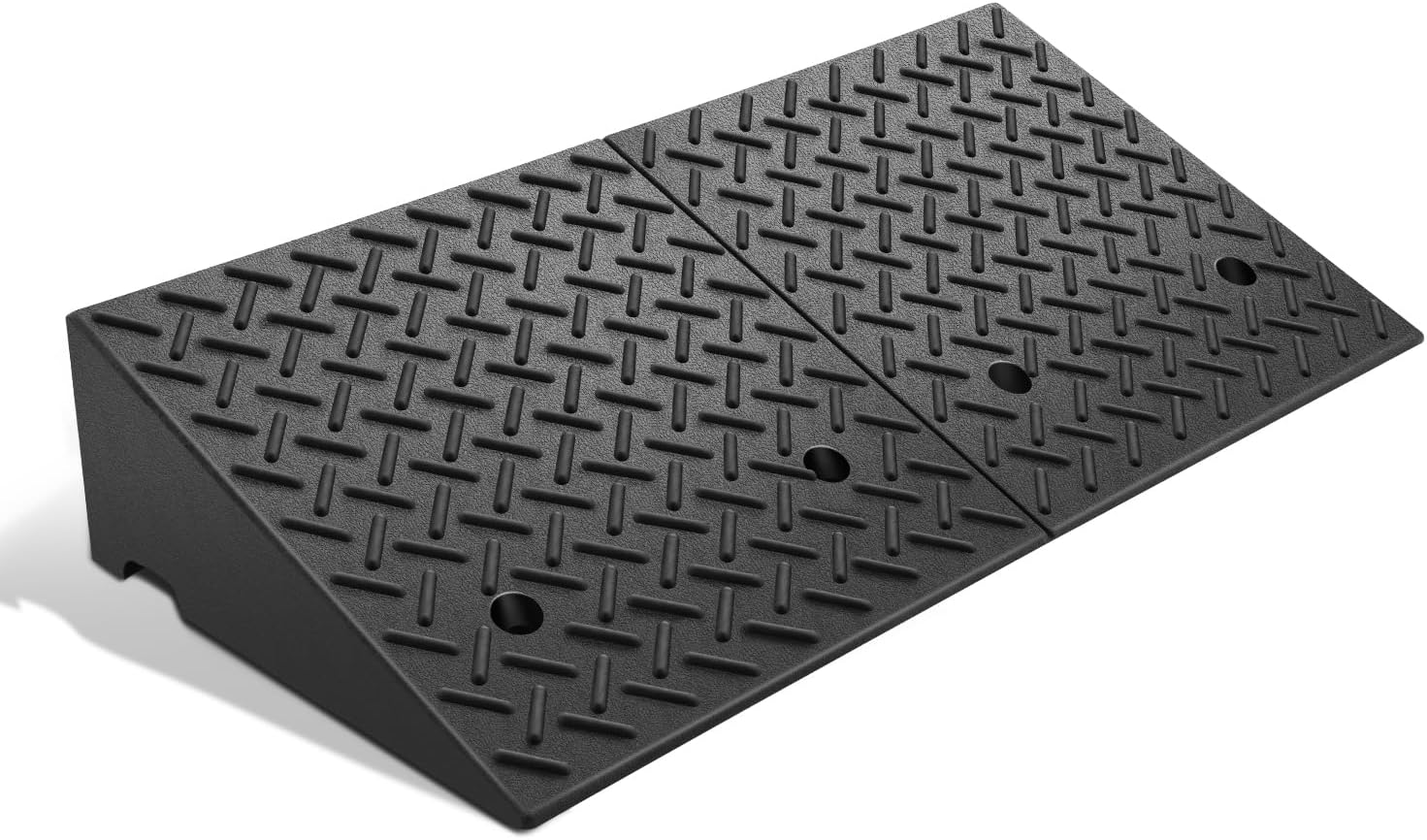 Heavy Duty Rubber Curb Ramp for Vehicles and Wheelchairs