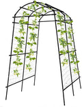 Garden Arch Trellis for Climbing Plants Outdoor - 7 ft Tall Walkway