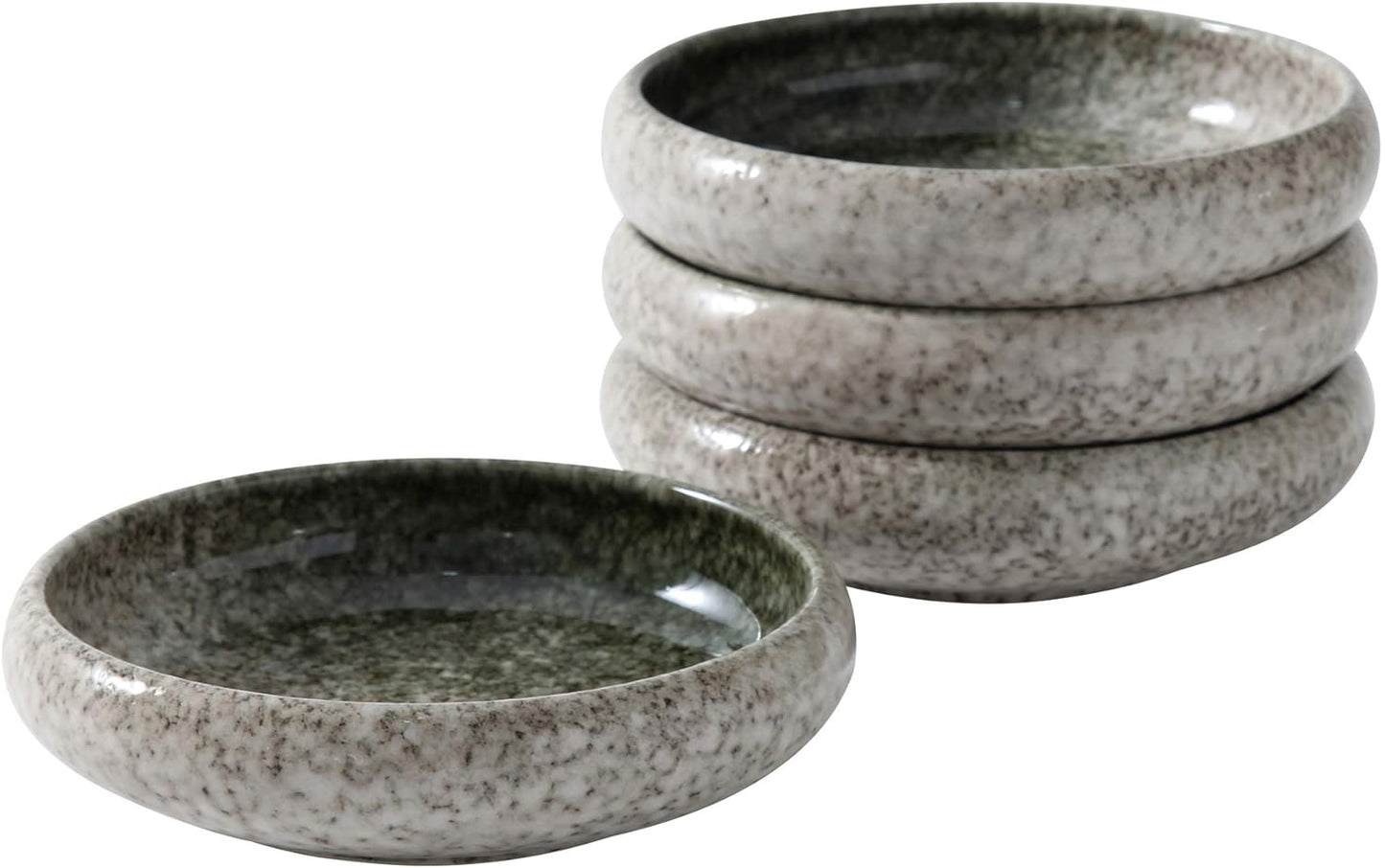 Uaral Salad Plate Set of 4 - Perfect for Appetizers and More