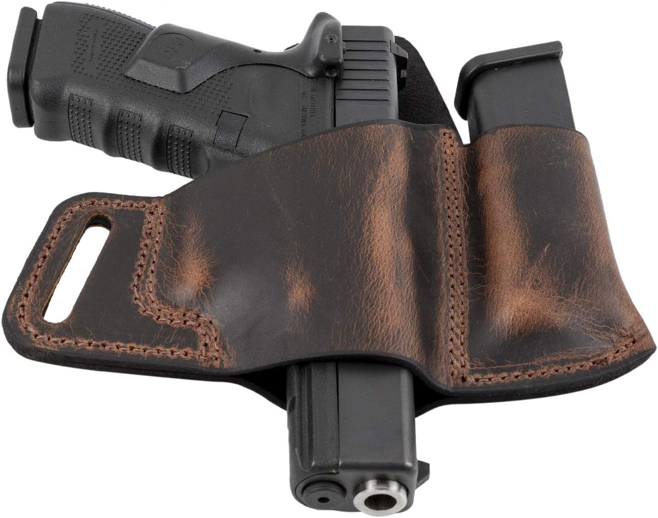 Comfort Carry Leather Holster & Mag Pouch Combo for Handguns