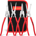 Snap Ring Pliers Set 4 Pcs 13in - Heavy Duty Circlip Pliers Set