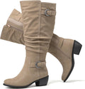 Luoika Women's Extra Wide Calf Knee High Boots (Style 6C4P)