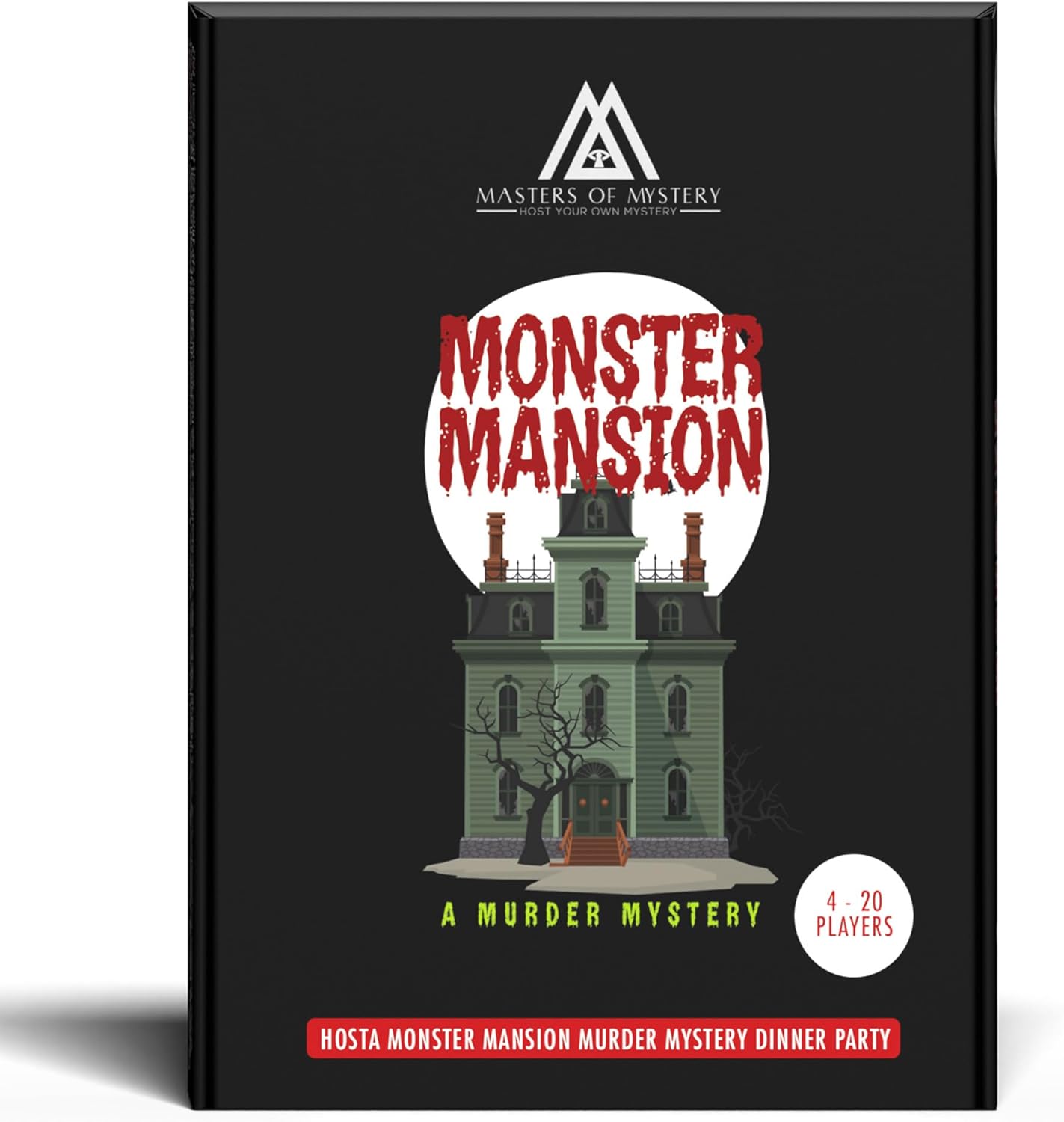 Haunted House Murder Mystery Dinner Party Game for 20 Adults