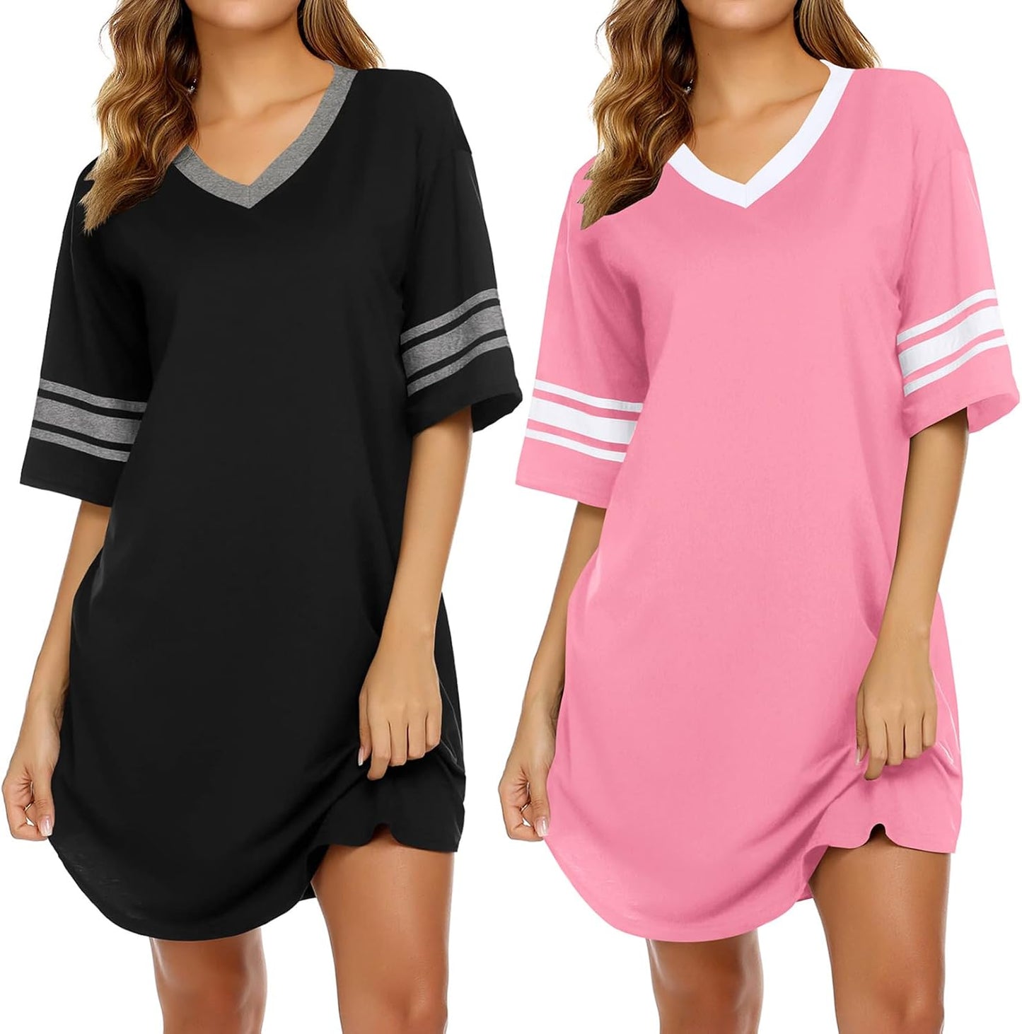 Ekouaer Nightgowns for Women - Comfortable Sleepwear Set