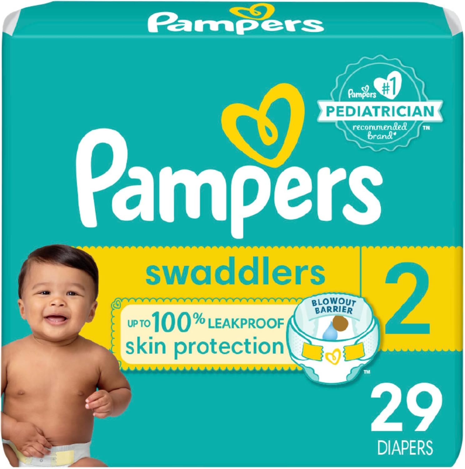Pampers Swaddlers Size 2 - 29 Count - Ultra Absorbent