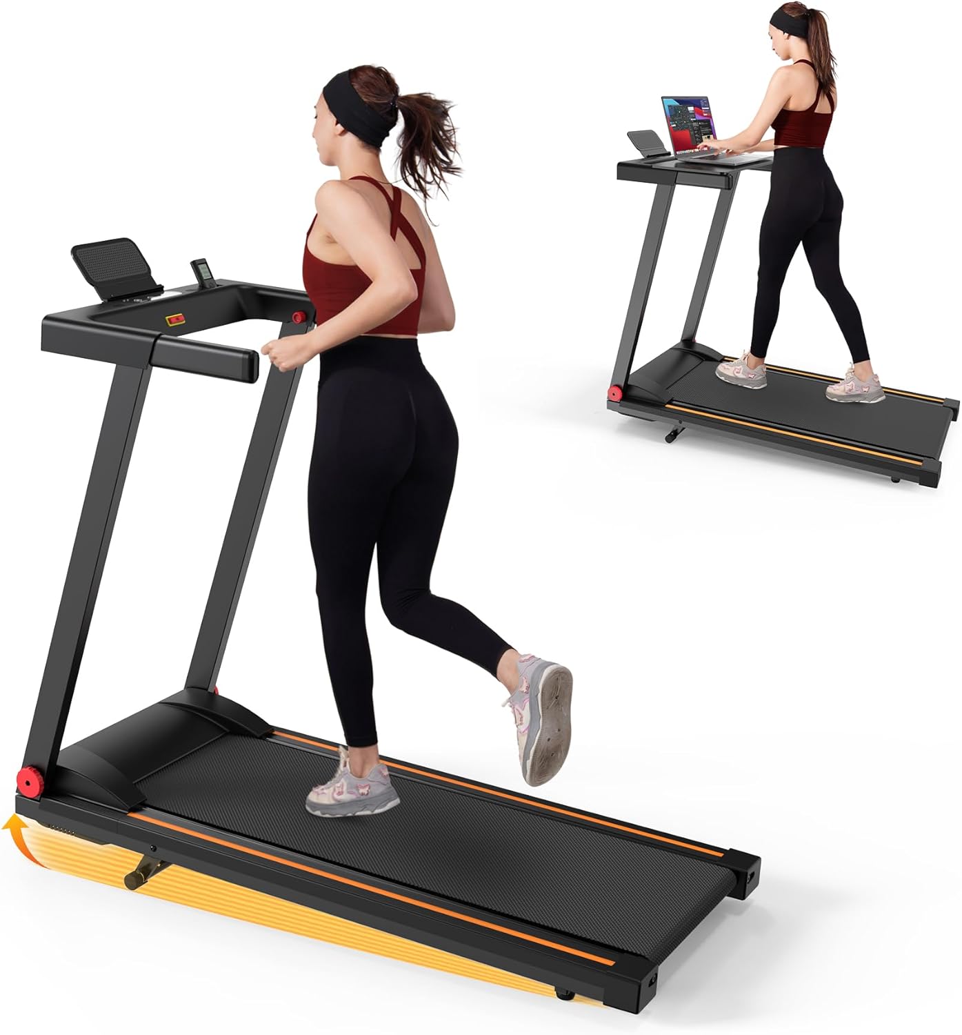 DeerRun Incline Treadmill: Compact & Powerful