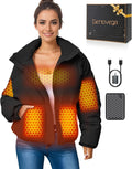 Graphene Women Heated Jacket 12V Fast Charge 18400mAh - Warm, Stylish