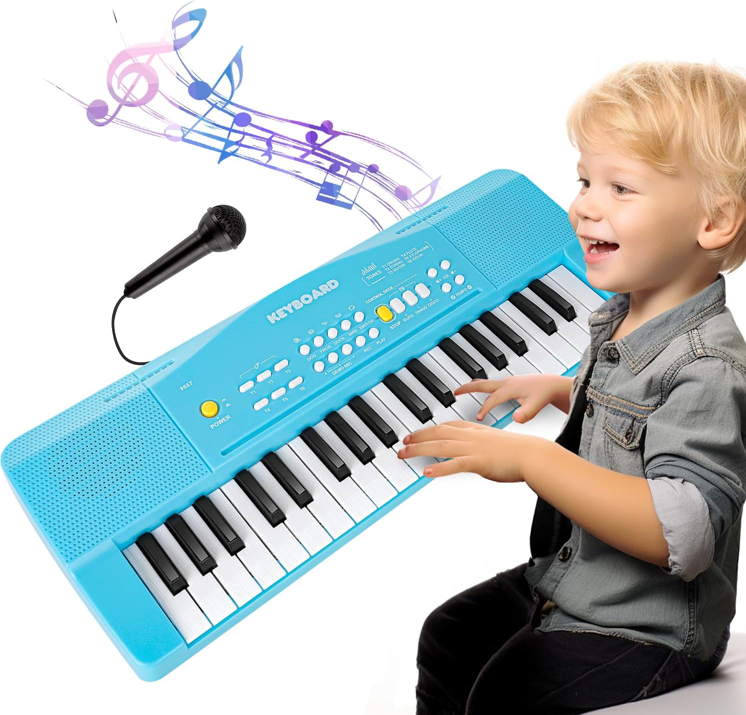 Interactive Toy Piano for Kids | With Microphone & More!