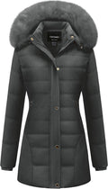 Chrisuno Women's Warm Velvet Puffer Coat - Cozy Insulated Parka