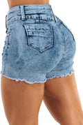 Women's Stylish Butt Lifting Denim Shorts for a Flattering Fit