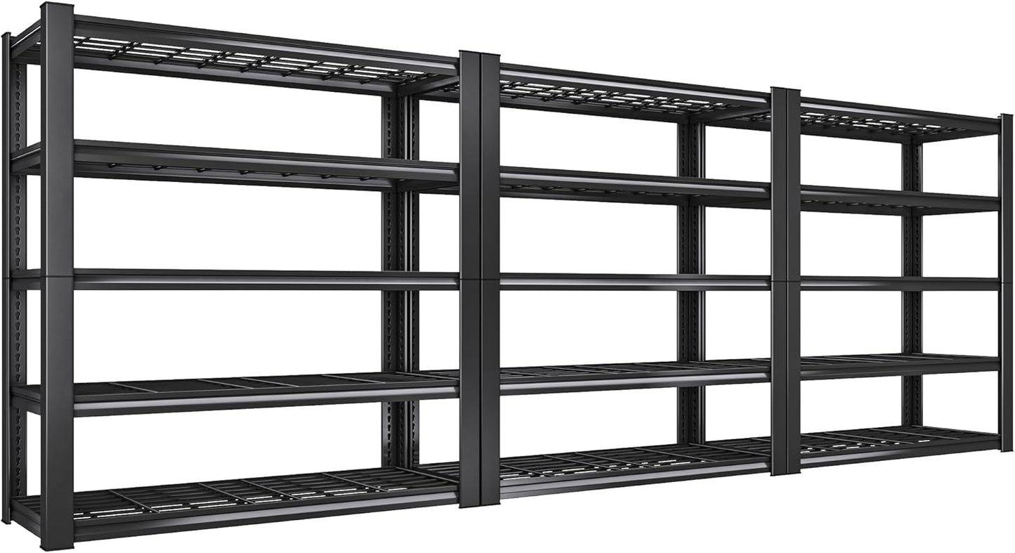 Heavy Duty Metal Shelving for Garage, Kitchen, and Basement