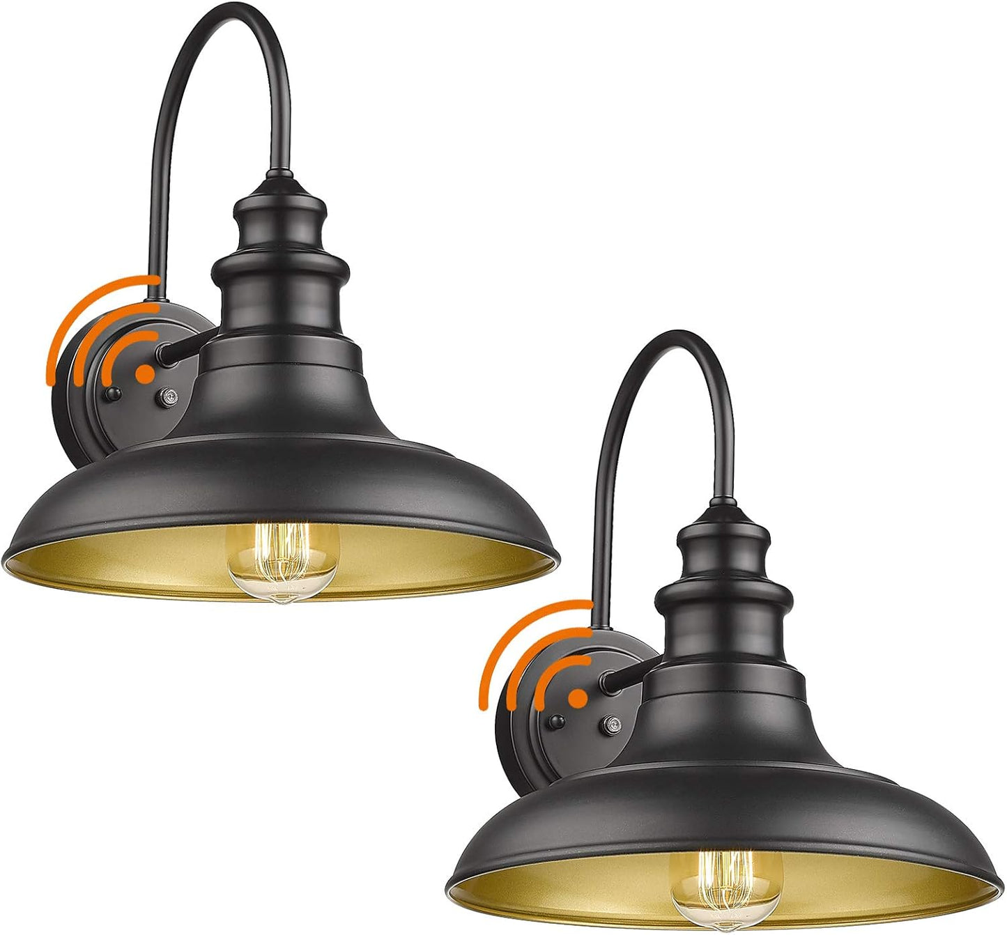 Dusk to Dawn Sensor Outdoor Barn Light Fixture for Farmhouse