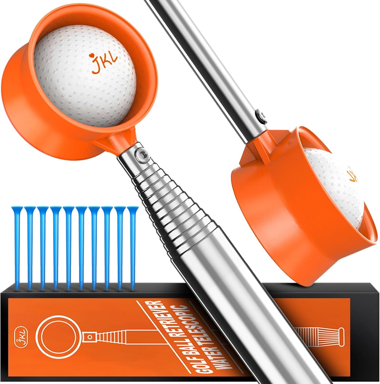 Stainless Steel Telescopic Golf Ball Retriever
