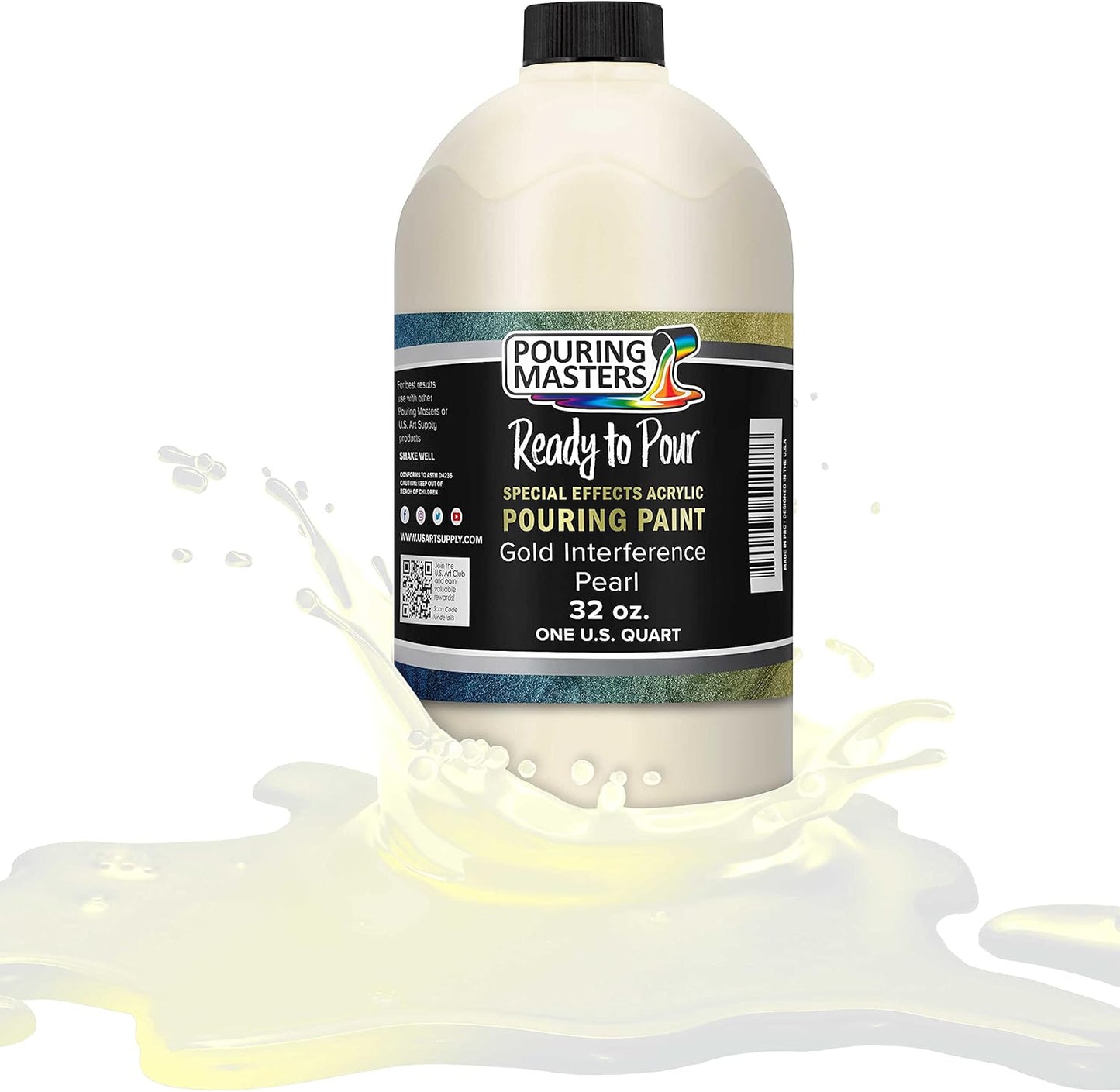 Pouring Masters Gold Interference Pearl Special Effects Paint