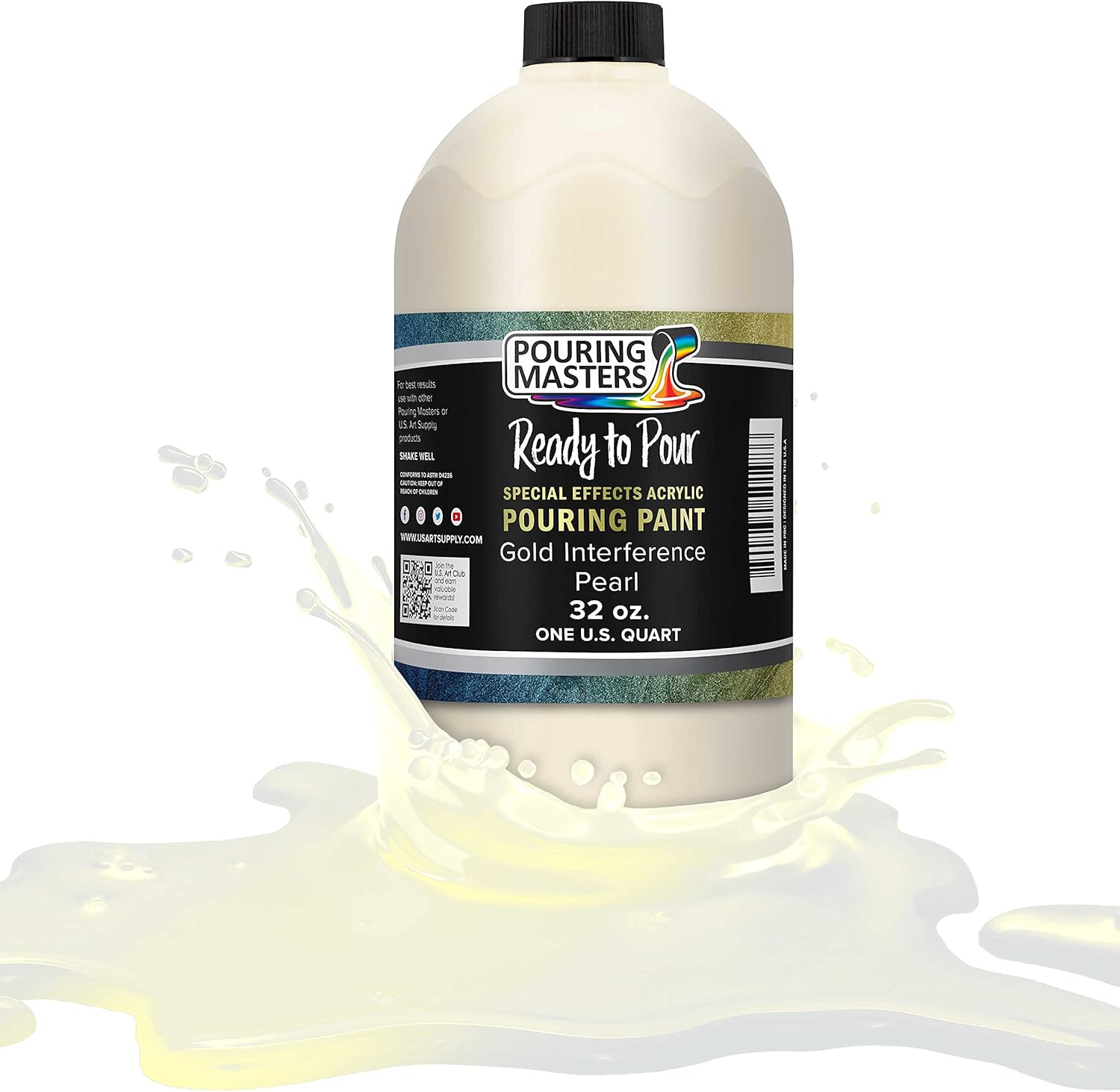Pouring Masters Gold Interference Pearl Special Effects Paint