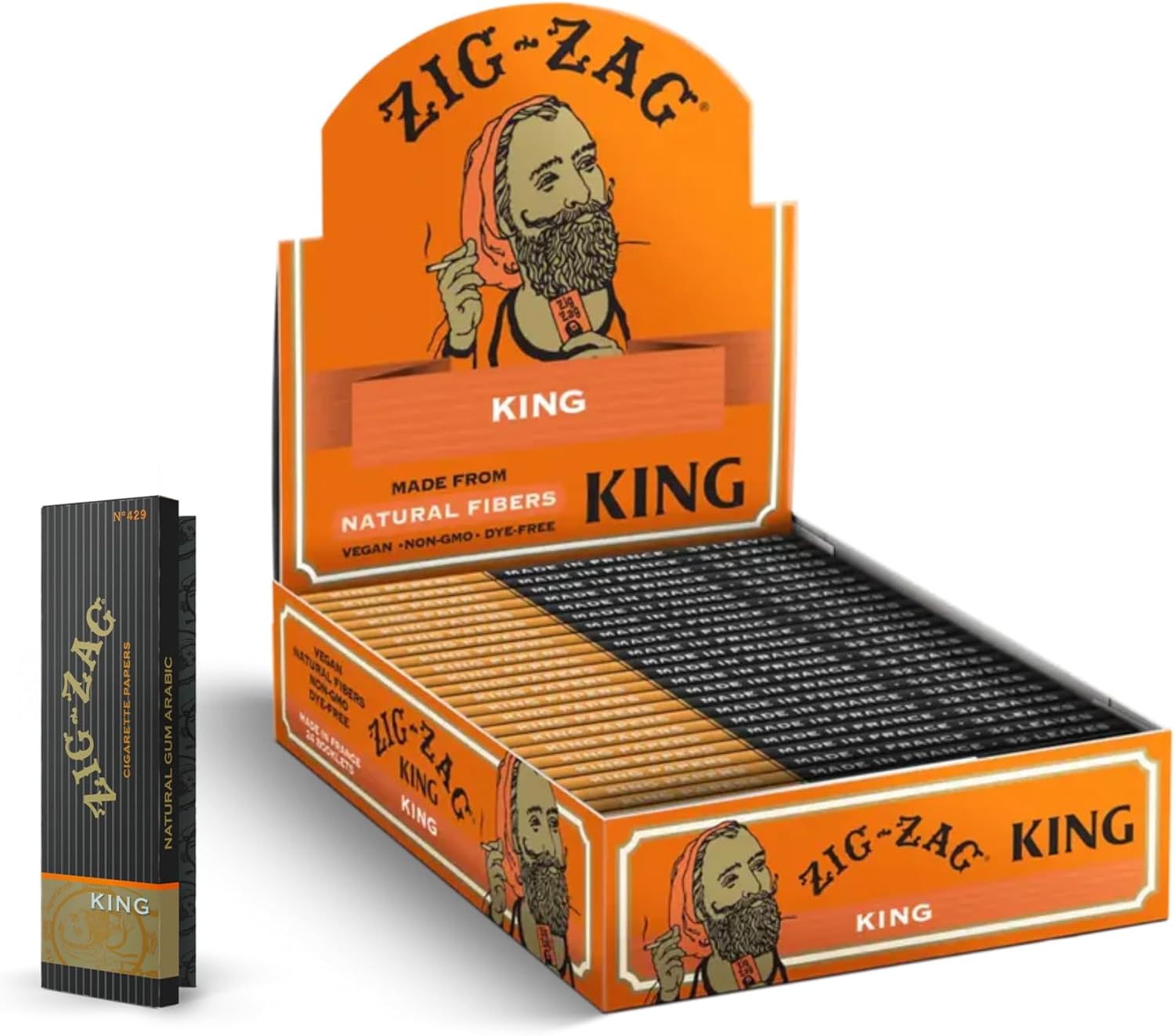 Zig-Zag King Size Rolling Papers for Premium Smoking Experience