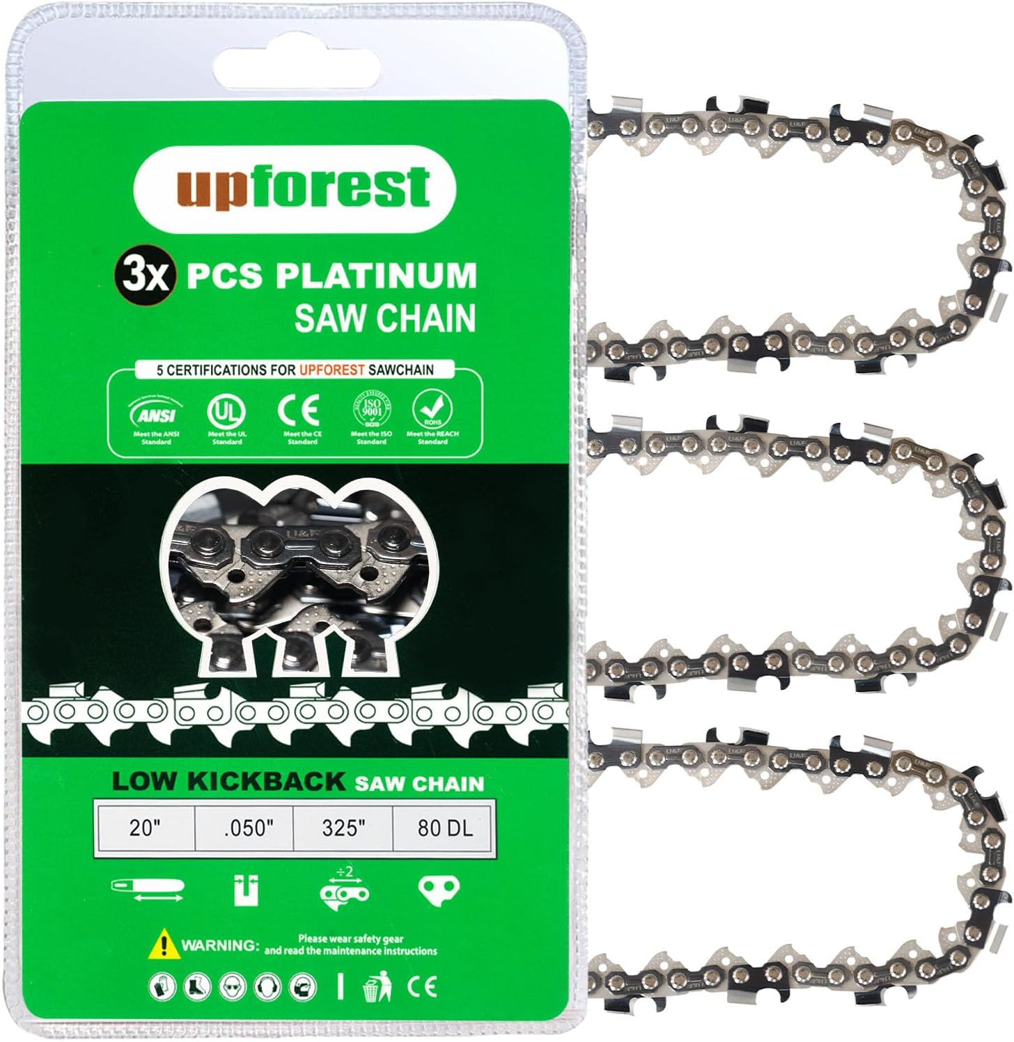 20 Inch Chainsaw Chain for Husqvarna 450, 545, 550, 445 Models