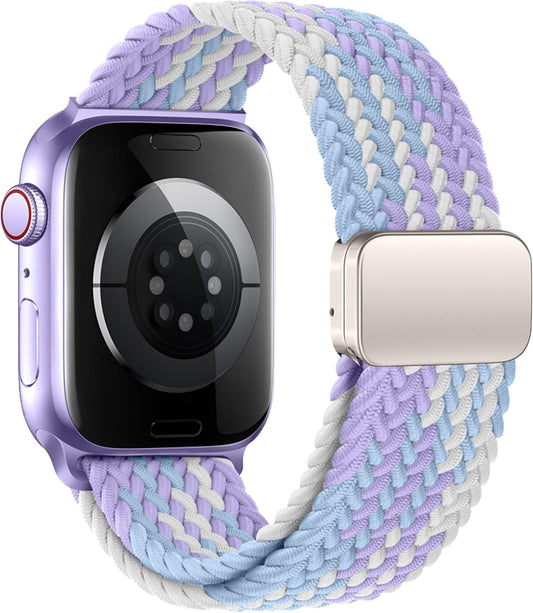 Magnetic Clasp Soft Nylon Apple Watch Band - Mazoft