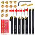 Indexable Lathe Turning Tool 21Pcs Kit 5/8ft Shank - Precision Toolkit