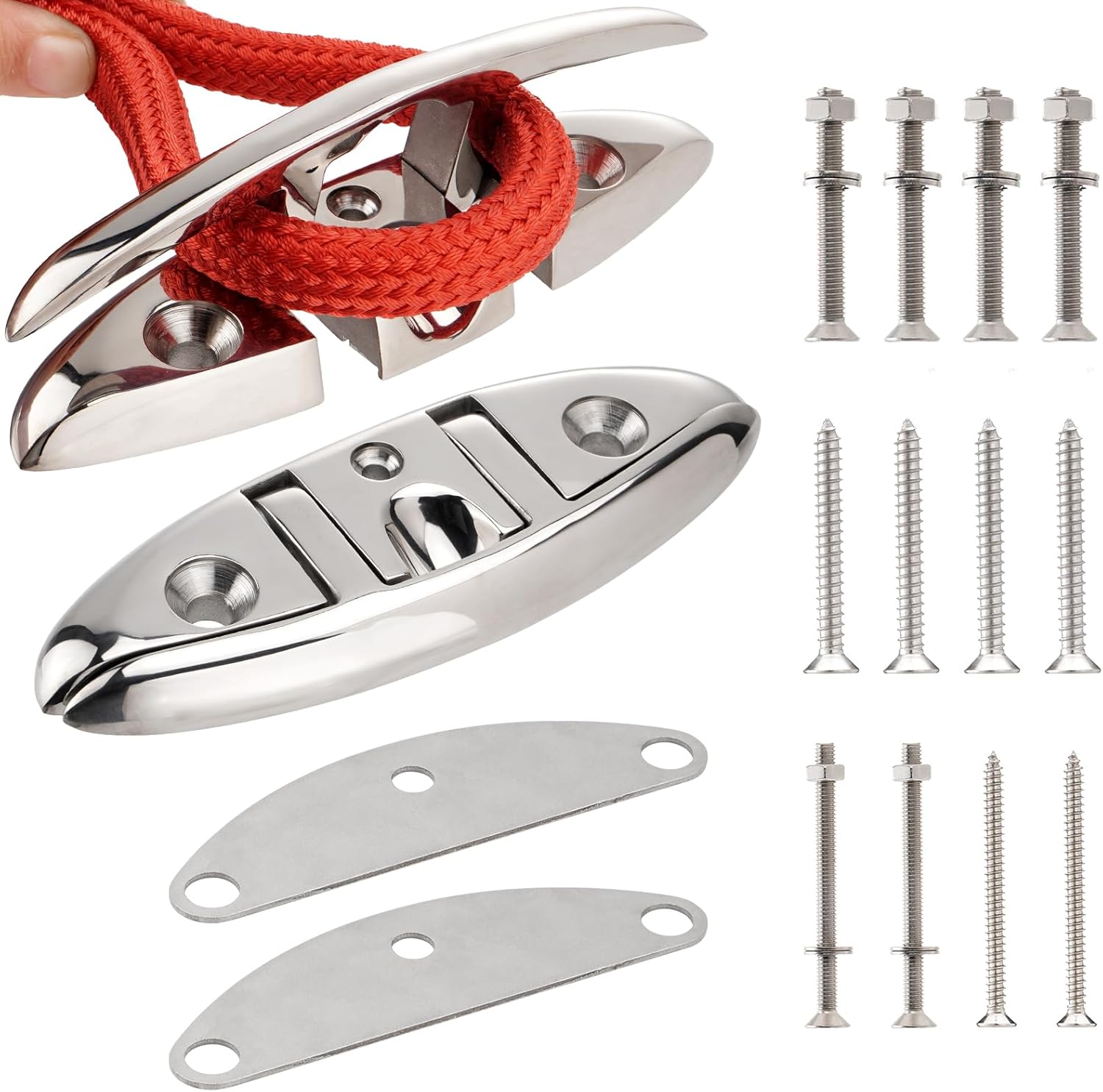 5 inch/6 inch Boat Folding Cleats for Marine Dock Use