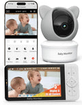 iFamily WiFi Baby Monitor with 5in HD Screen - Secure 2K Camera
