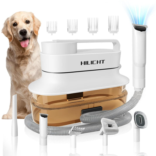 Silent Pet Vacuum with 6 Tools - HILICHT