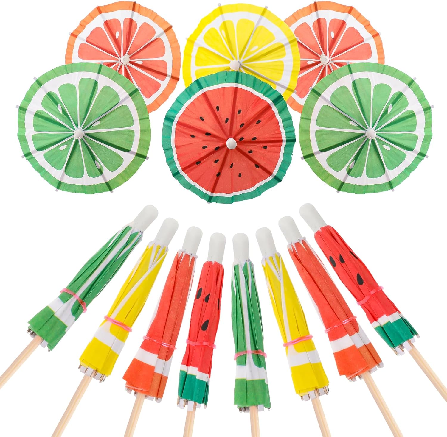 Colorful Cocktail Umbrellas - Festive Drink Decor