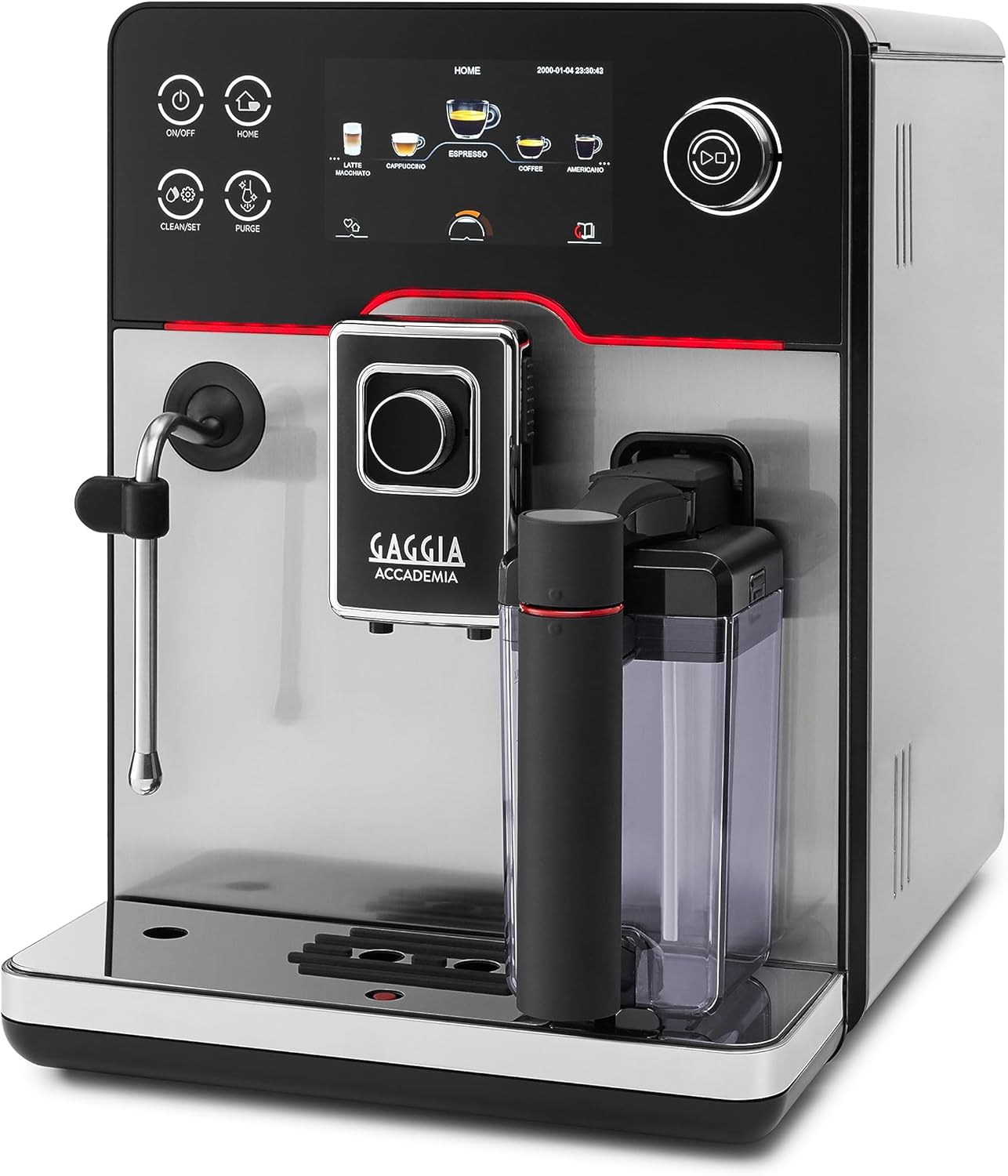 Gaggia Accademia Luxury Espresso Machine: 19 Custom Drinks!