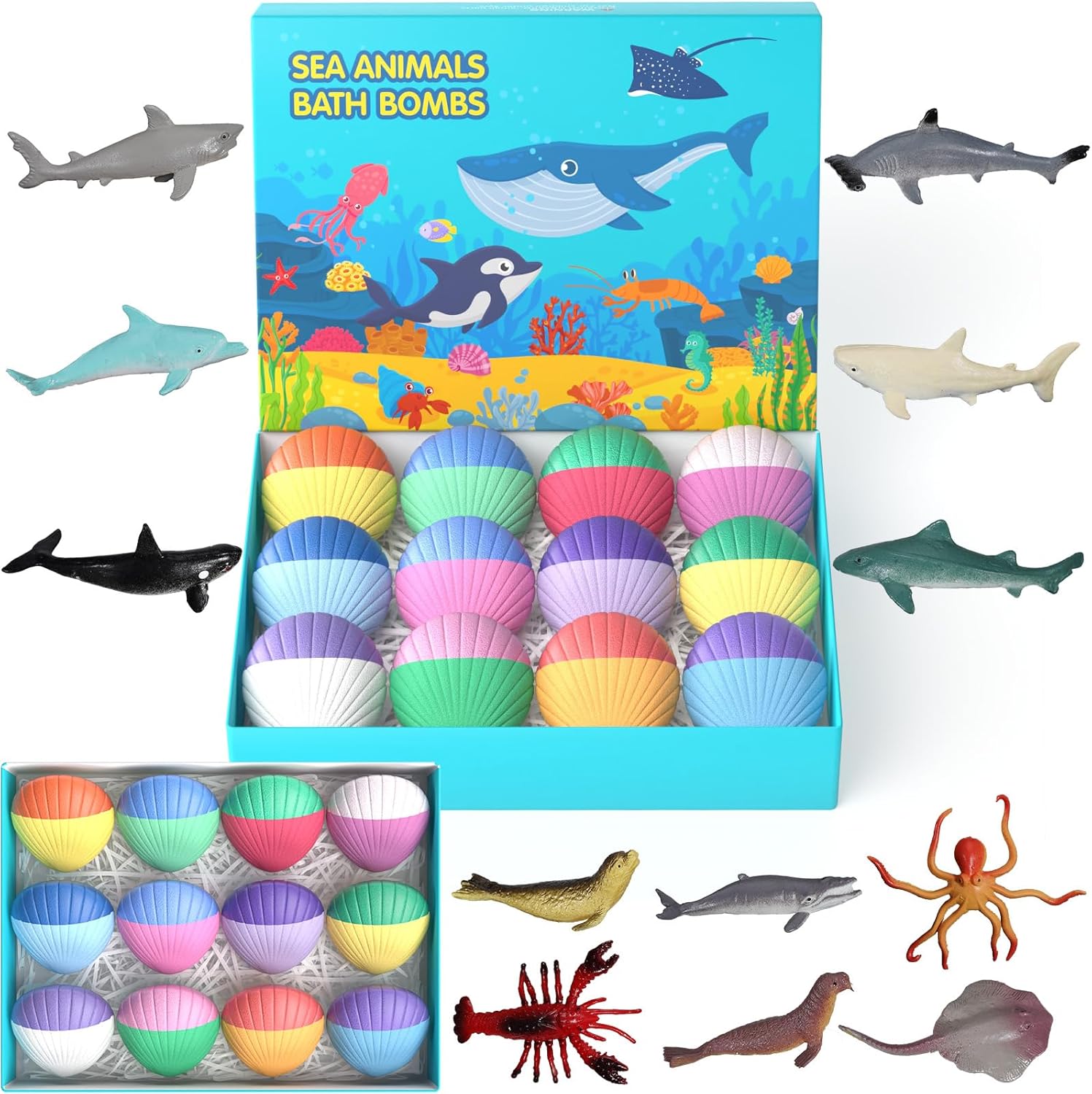 Surprise Ocean Toys Bath Bombs for Kids