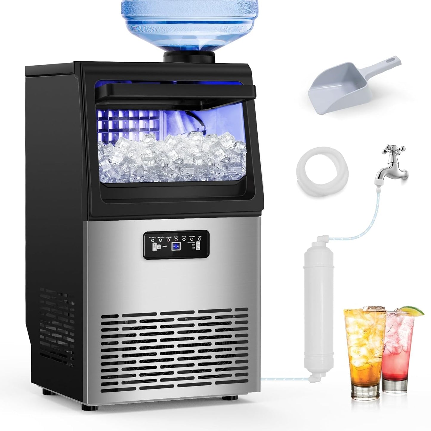 Commercial Ice Maker Machine for Home and Party Use