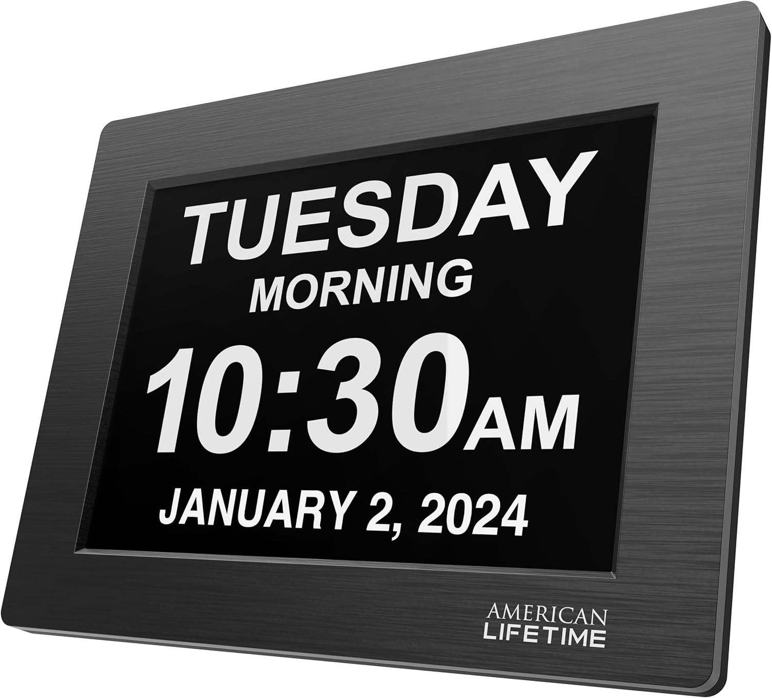 Large Digital Wall Clock for Seniors with Easy to Read Display