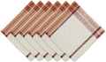 DII Thanksgiving & Fall Plaid Cotton Napkin Set 20x20 - Pumpkin Spice