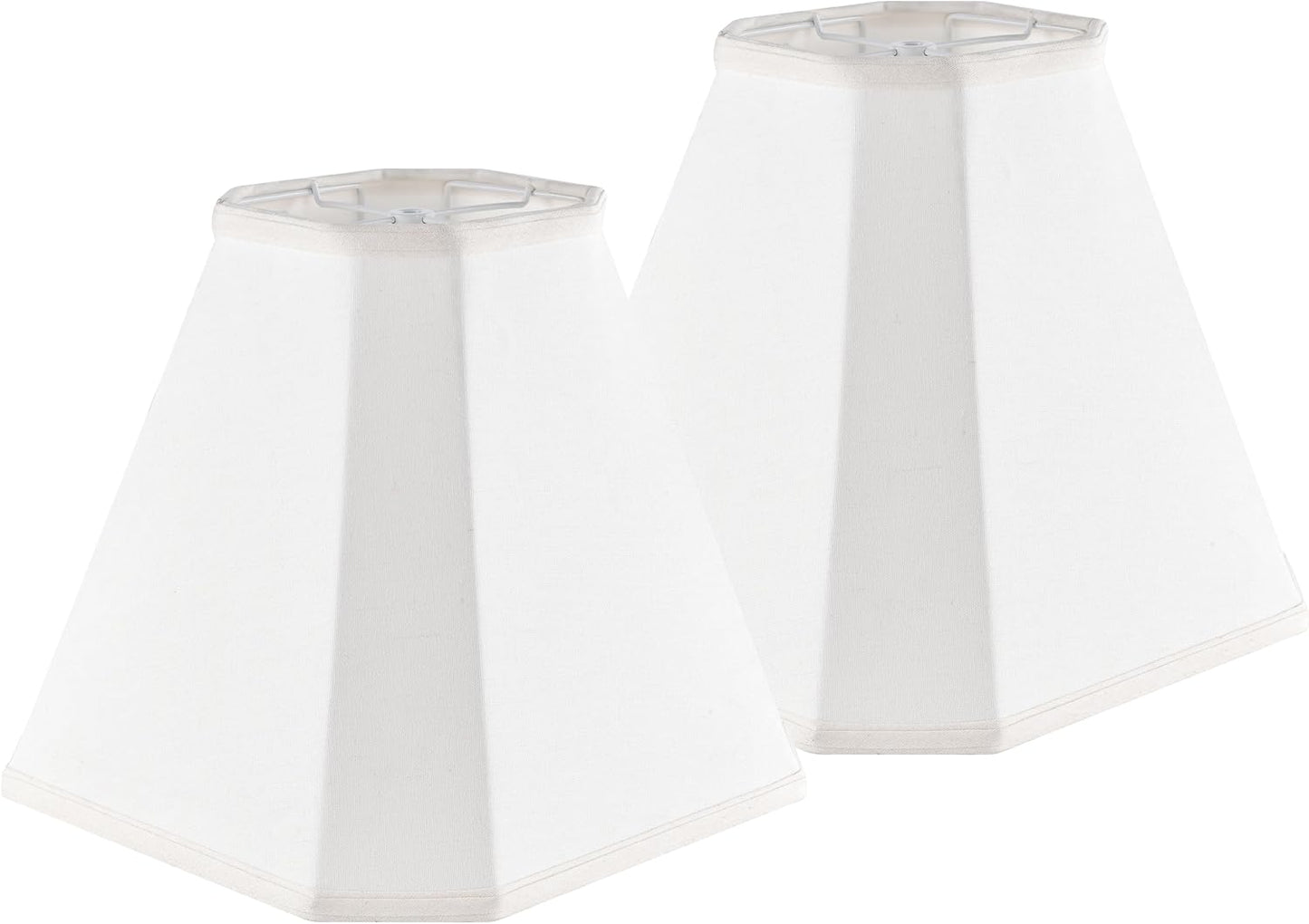 GO&SO Offwhite Linen Lampshade Set of 2 for Table & Floor Lamps