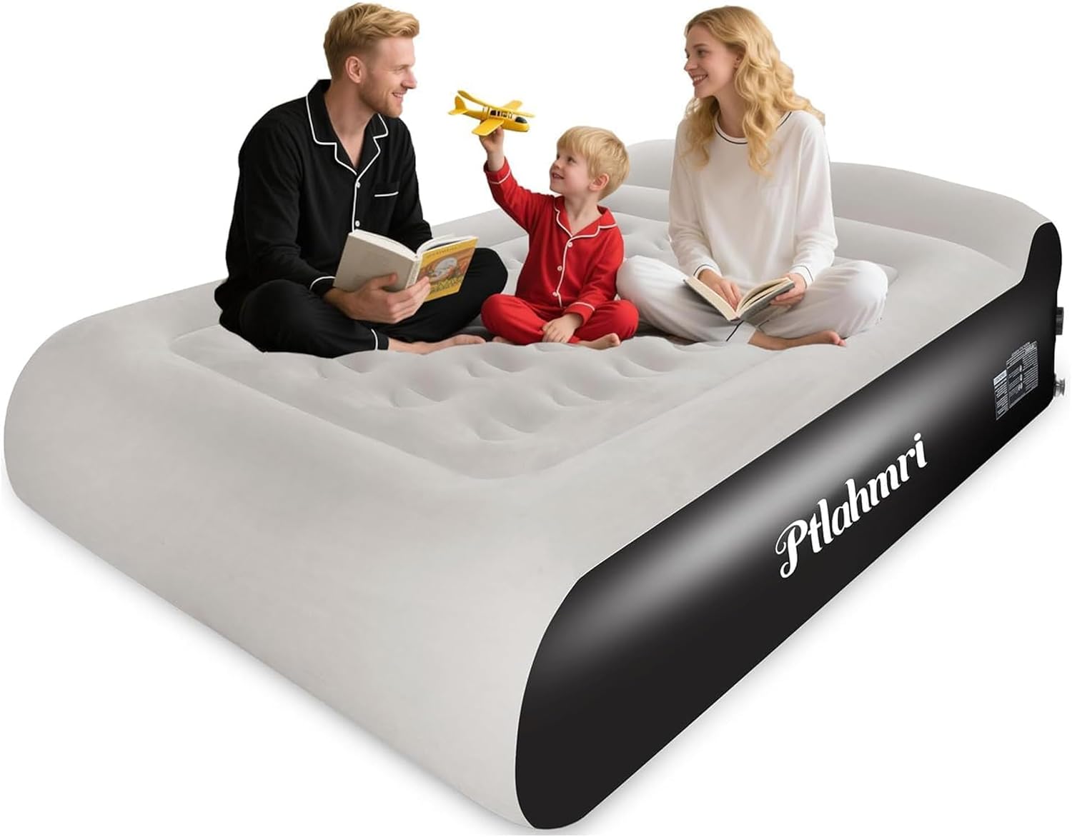 Queen Air Mattress with Built-in Pump for Comfort and Durability
