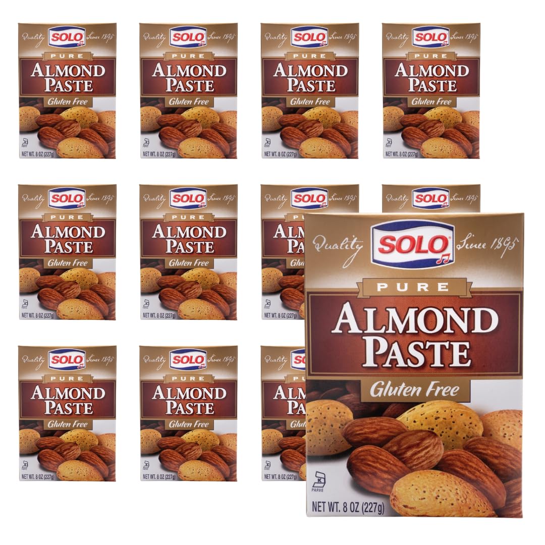 SOLO Almond Paste, Gluten-Free and Kosher Certified Delight
