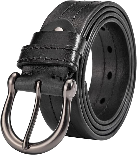 HOLMANSE Italian Full Grain Leather Belt for Men - Western Style