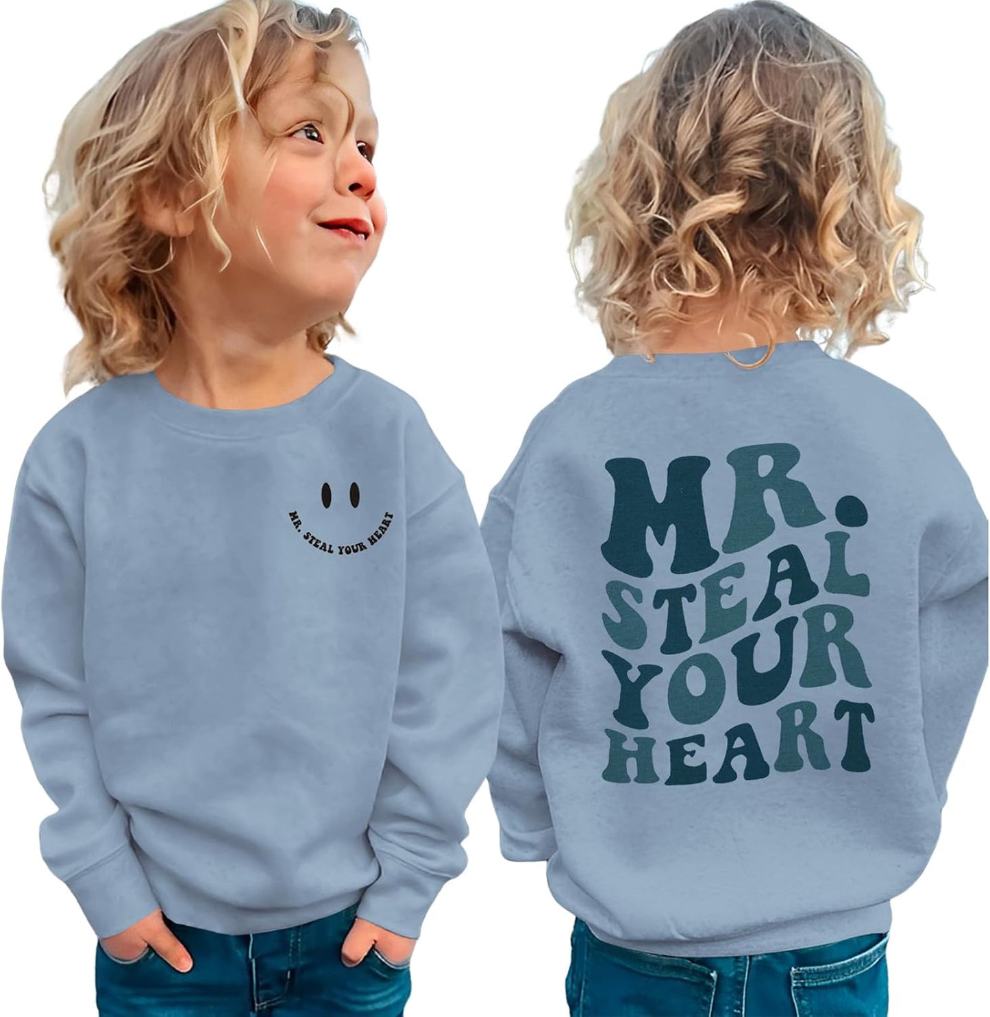 BOUTIKOME Toddler Valentines Sweatshirt - Heartthrob Chic