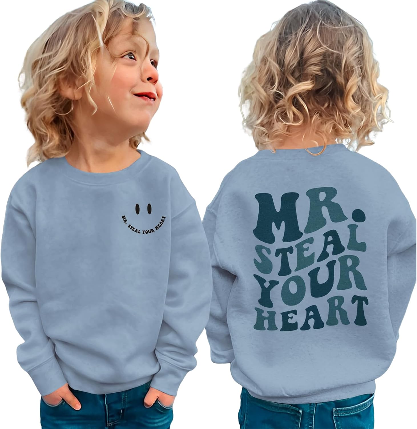 BOUTIKOME Toddler Valentines Sweatshirt - Heartthrob Chic