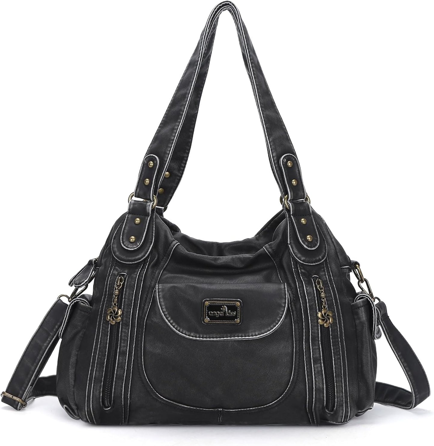 Angel Kiss Large Shoulder Bag Hobo Tote Purse for Women