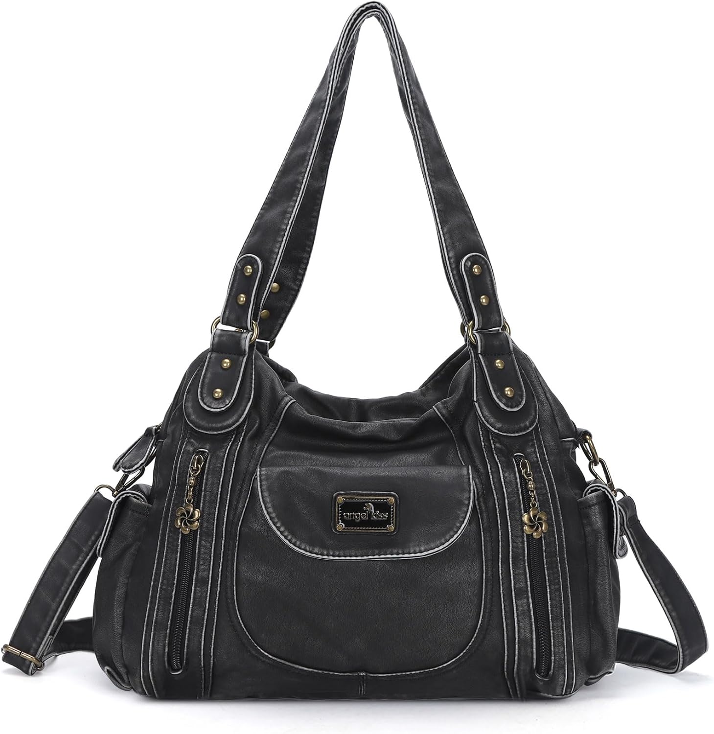 Angel Kiss Large Shoulder Bag Hobo Tote Purse for Women
