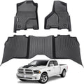 All Weather Car Floor Mats for 2013-2018 Dodge RAM Crew Cab - Maximum