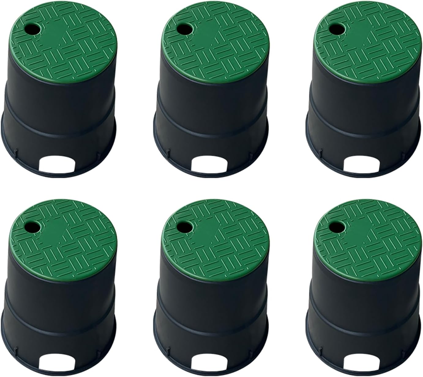 Durable PP Valve Box for Garden Lawn - 6 Pcs Anti Slip Design